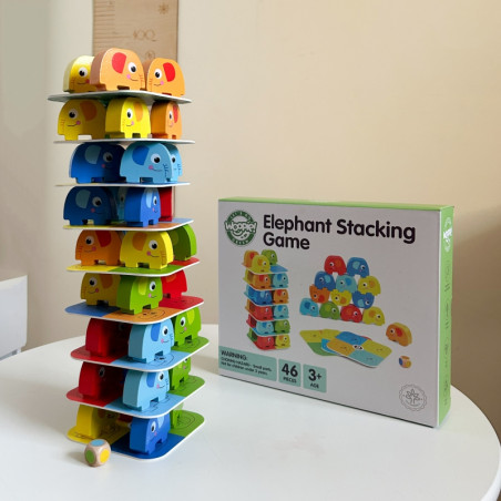 WOOPIE GREEN Słonik na Słoniku Gra Zręcznościowa FSC WOOPIE GREEN Słonik na Słoniku Gra Zręcznościowa FSC