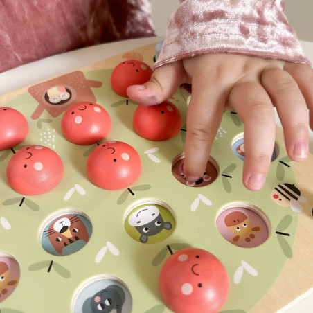 TOOKY TOY Memory Gra Pamięciowa Jabłuszka TOOKY TOY Memory Gra Pamięciowa Jabłuszka
