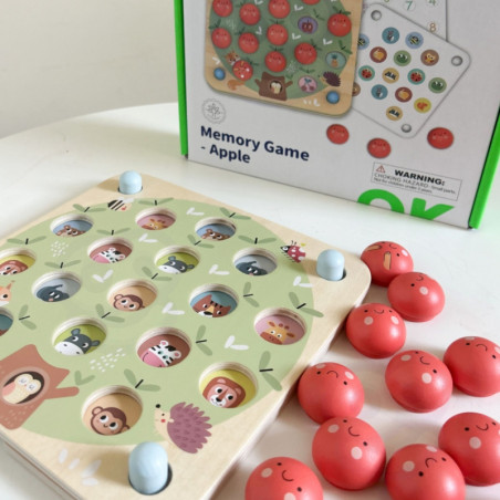TOOKY TOY Memory Gra Pamięciowa Jabłuszka TOOKY TOY Memory Gra Pamięciowa Jabłuszka