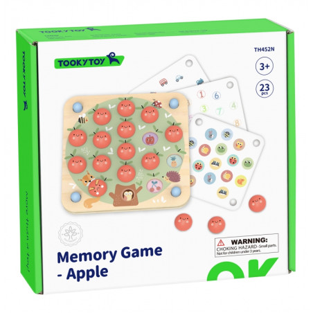 TOOKY TOY Memory Gra Pamięciowa Jabłuszka TOOKY TOY Memory Gra Pamięciowa Jabłuszka