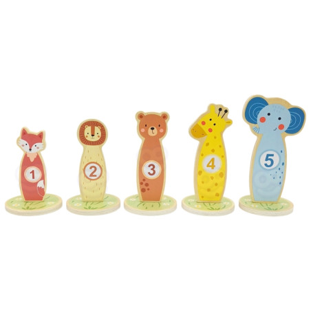 TOOKY TOY Target Throw mediniai arkadiniai žaidimų lankai 15 vnt. TOOKY TOY Target Throw mediniai arkadiniai žaidimų lankai 15 vnt.