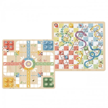 WOOPIE GREEN stalo žaidimai Logic 2in1 Ludo kinų + gyvatės ir kopėčios WOOPIE GREEN stalo žaidimai Logic 2in1 Ludo kinų + gyvatės ir kopėčios