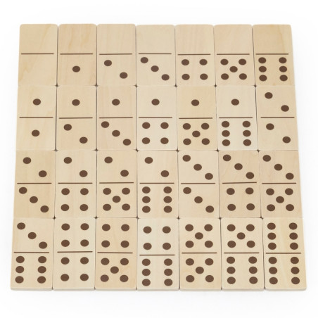 VIGA mediniai domino 2in1 gyvūnai ir skaičiai VIGA mediniai domino 2in1 gyvūnai ir skaičiai