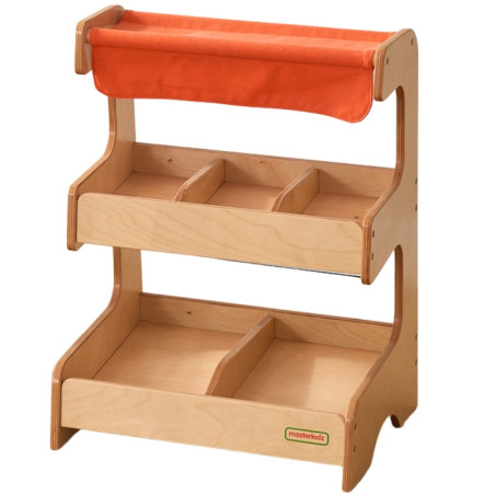 MASTERKIDZ medinis mugės stendas žaidžia parduotuvėje