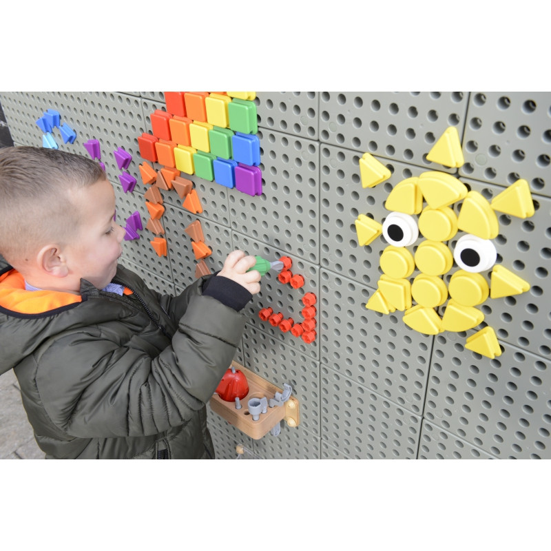 MASTERKIDZ įrankių rinkinys su atsuktuvu, 8 vnt., skirtas STEM mokslinei ir kūrybinei lentai