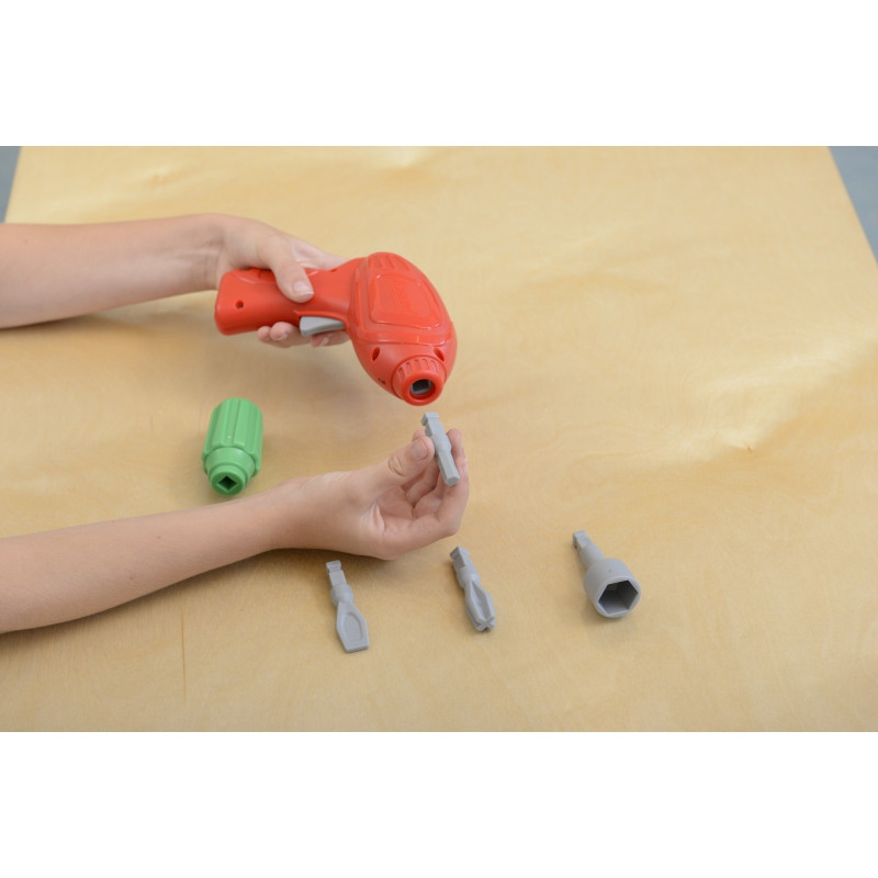 MASTERKIDZ Zestaw Narzędzia Z Wkrętarką 8 Elementów Do Tablicy Naukowo-Kreatywnej STEM