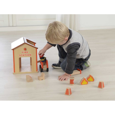 MASTERKIDZ Mini gaisrinės medinis rinkinys MASTERKIDZ Mini gaisrinės medinis rinkinys