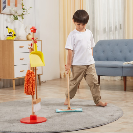 Набор деревянных инструментов для уборки VIGA 6 предметов.