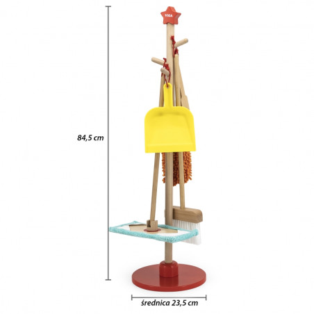 Набор деревянных инструментов для уборки VIGA 6 предметов.