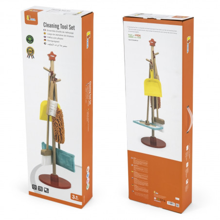 Набор деревянных инструментов для уборки VIGA 6 предметов.