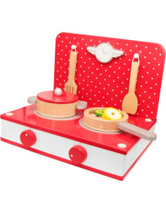 CLASSIC WORLD medinė virtuvė 2in1 grilis + viryklė vaikams 22vnt. 2