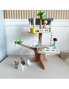 CLASSIC WORLD Деревянный домик на дереве для кукол 31 шт. 2