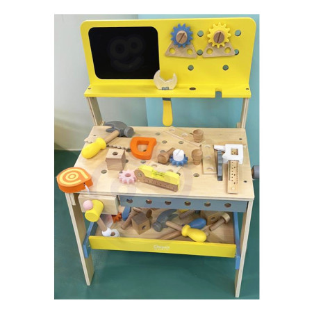 CLASSIC WORLD Набор для мастер-класса по изготовлению деревянных инструментов с доской для рисования 27 предметов.