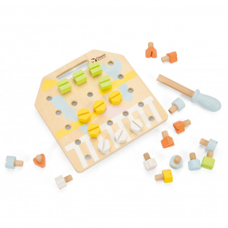 CLASSIC WORLD Wooden Manipulative Board Logic Puzzle