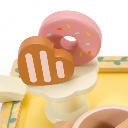 CLASSIC WORLD medinis arbatos ir desertų rinkinys 14 vnt.