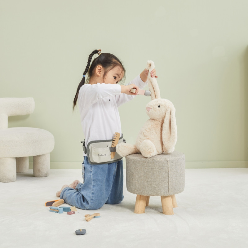 Набор парикмахерских инструментов VIGA PolarB на деревянном поясе