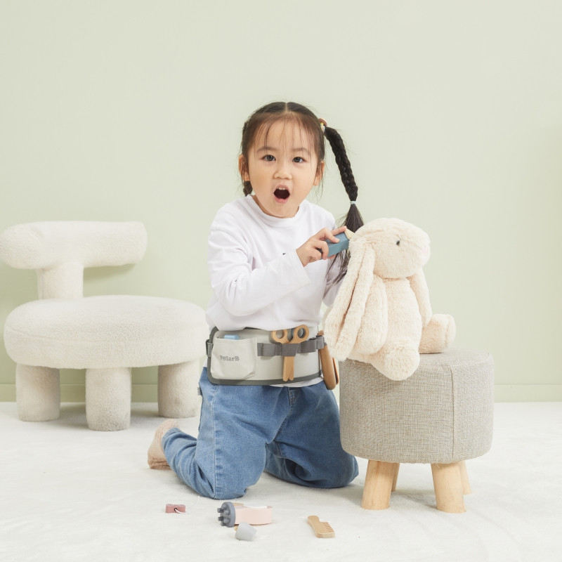 Набор парикмахерских инструментов VIGA PolarB на деревянном поясе