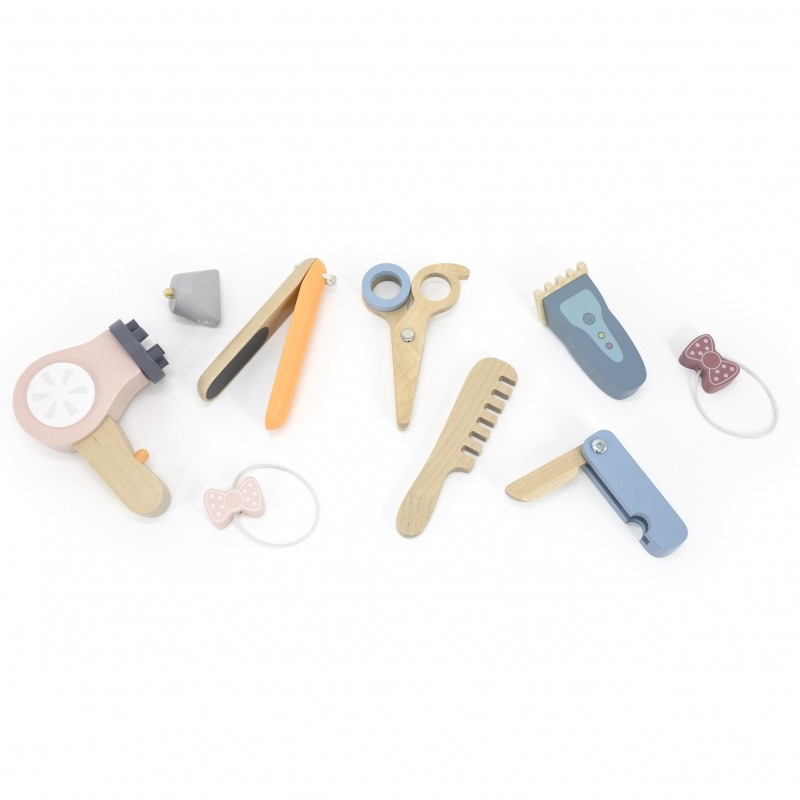 Набор парикмахерских инструментов VIGA PolarB на деревянном поясе