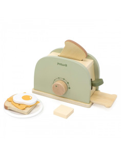 Деревянный тостер VIGA PolarB, набор, зеленый + аксессуары 2