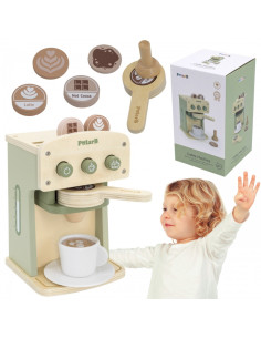 Деревянная кофеварка VIGA PolarB Green + аксессуары