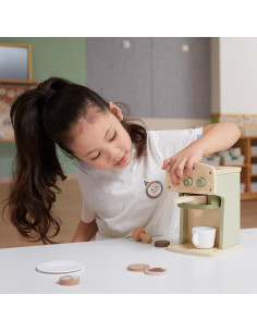 Деревянная кофеварка VIGA PolarB Green + аксессуары 2