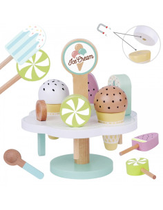 TOOKY TOY Деревянное магнитное мороженое на подставке