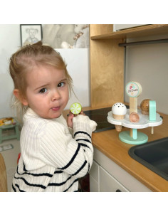 TOOKY TOY Деревянное магнитное мороженое на подставке 2