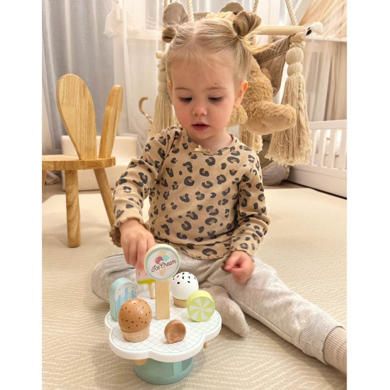 TOOKY TOY Деревянное магнитное мороженое на подставке
