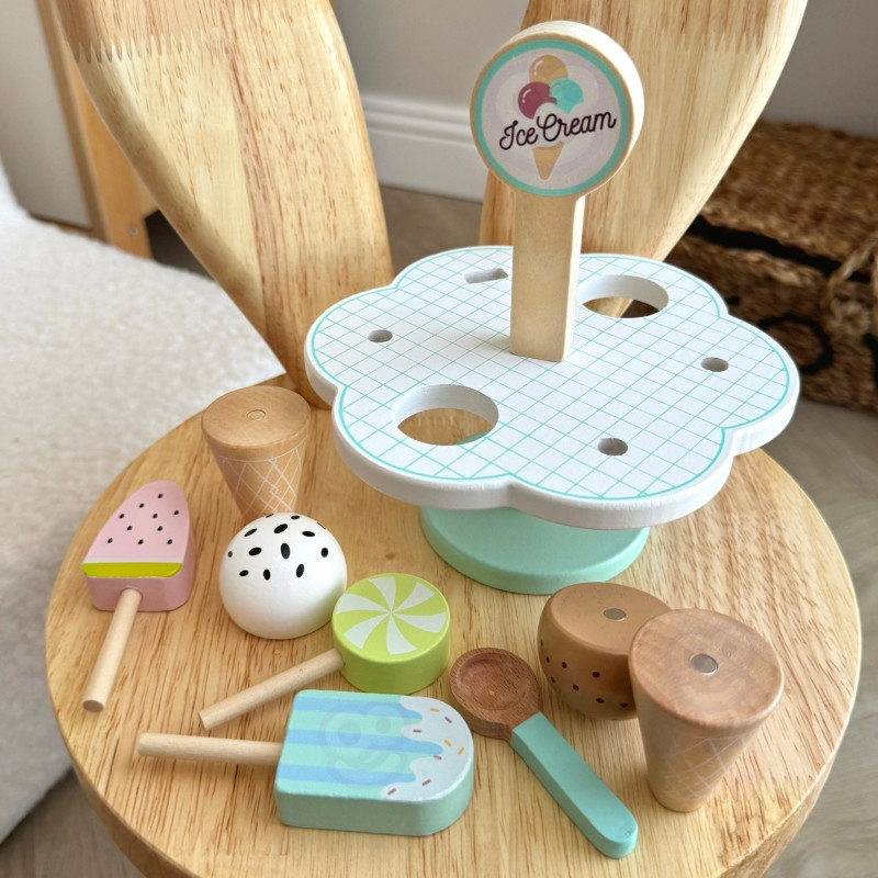 TOOKY TOY Деревянное магнитное мороженое на подставке