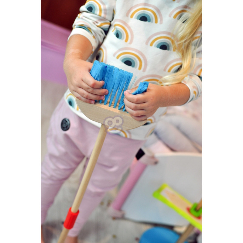 TOOKY TOY Wooden Cleaning Set for Children 6 pcs.
