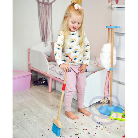 TOOKY TOY Wooden Cleaning Set for Children 6 pcs.