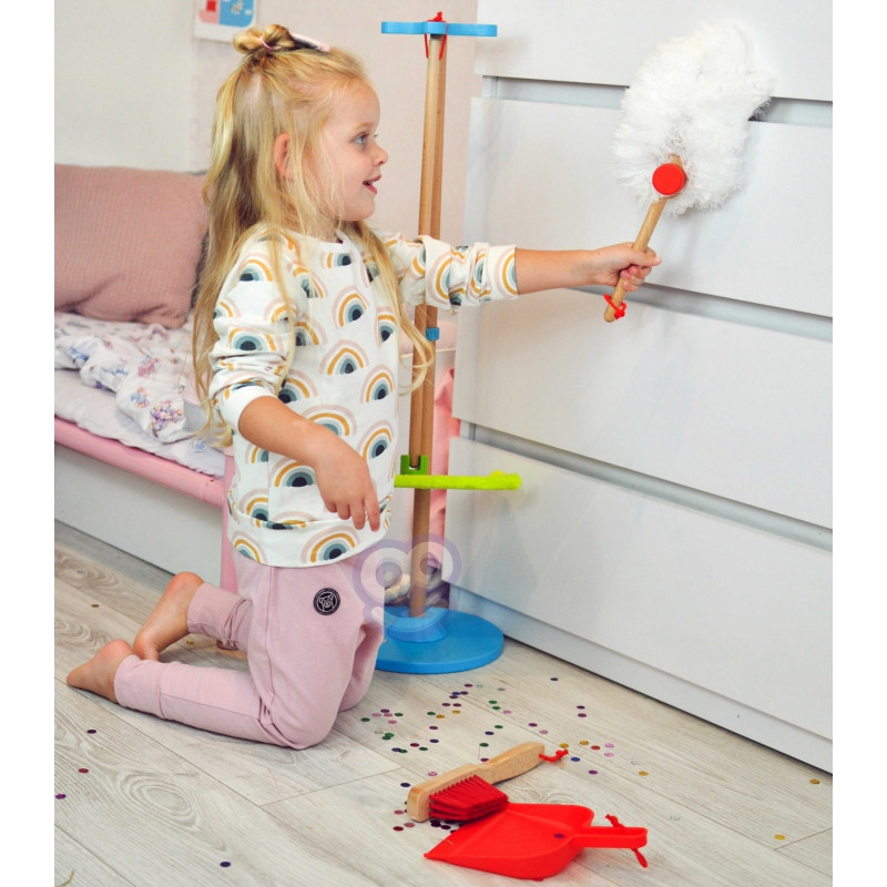 TOOKY TOY Wooden Cleaning Set for Children 6 pcs.