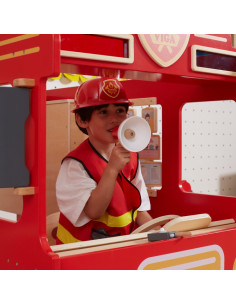 Набор пожарного VIGA: костюм, шлем, рации, 2 аксессуара, мегафон, фонарик 2