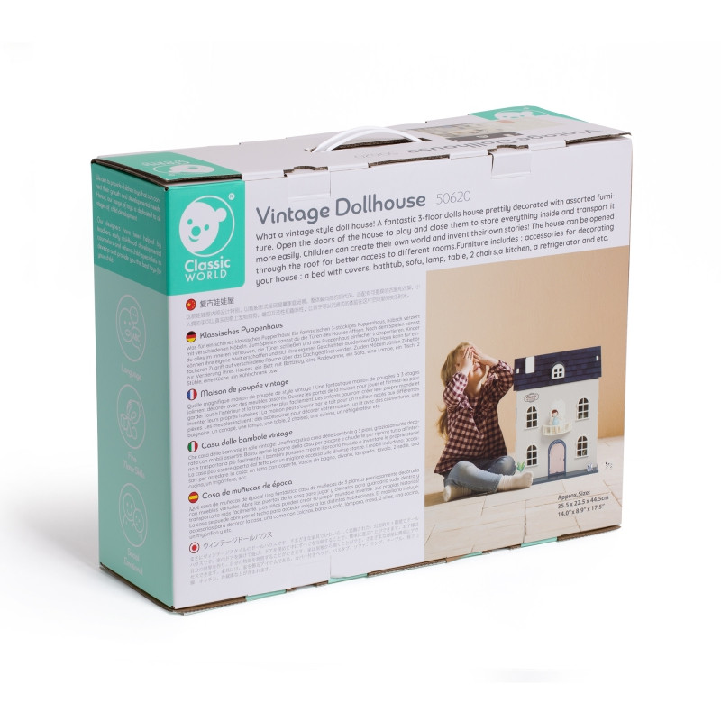 CLASSIC WORLD medinis lėlių namelis