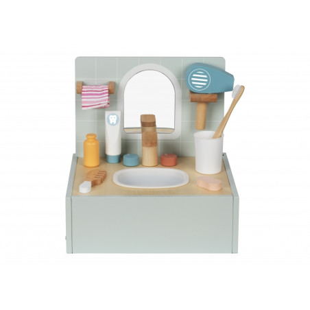 TOOKY TOY Toilet Bathroom Toaleta Drewniana Łazienka z Akcesoriami TOOKY TOY Toilet Bathroom Toaleta Drewniana Łazienka z Akcesoriami