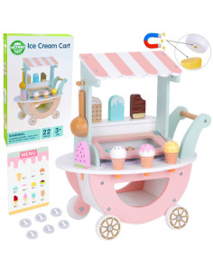 Тележка для мороженого в пастельных тонах WOOPIE GREEN XXL Ice Cream Shop