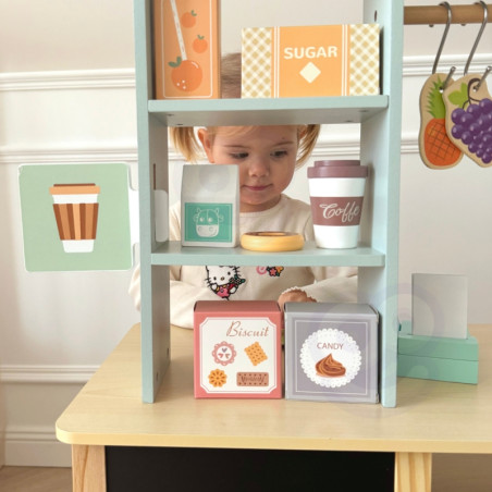 WOOPIE GREEN Didelė daugiafunkcinė parduotuvė 5in1 Kioskas Prekybos centras Restoranas Kavinė Virtuvė 73 el WOOPIE GREEN Didelė daugiafunkcinė parduotuvė 5in1 Kioskas Prekybos centras Restoranas Kavinė Virtuvė 73 el