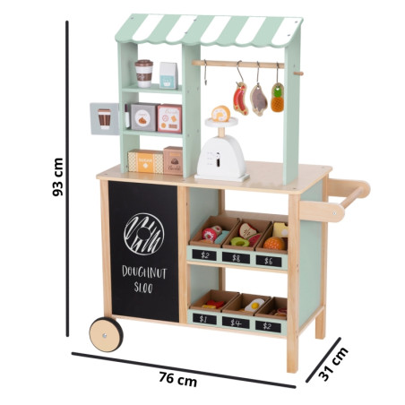 WOOPIE GREEN Didelė daugiafunkcinė parduotuvė 5in1 Kioskas Prekybos centras Restoranas Kavinė Virtuvė 73 el WOOPIE GREEN Didelė daugiafunkcinė parduotuvė 5in1 Kioskas Prekybos centras Restoranas Kavinė Virtuvė 73 el
