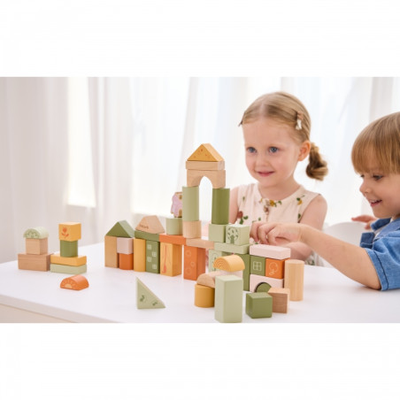 VIGA PolarB Medinės kaladėlės Montessori kaladėlės Gyvūnai 50 vnt. VIGA PolarB Medinės kaladėlės Montessori kaladėlės Gyvūnai 50 vnt.