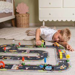 WOOPIE GREEN Дорожный пазл для детей Модель шоссе 21 деталь Сертифицировано FSC 2