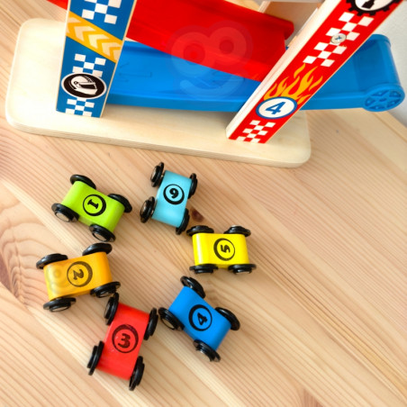 TOOKY TOY spalvingas skaidrių takelis automobiliams TOOKY TOY spalvingas skaidrių takelis automobiliams