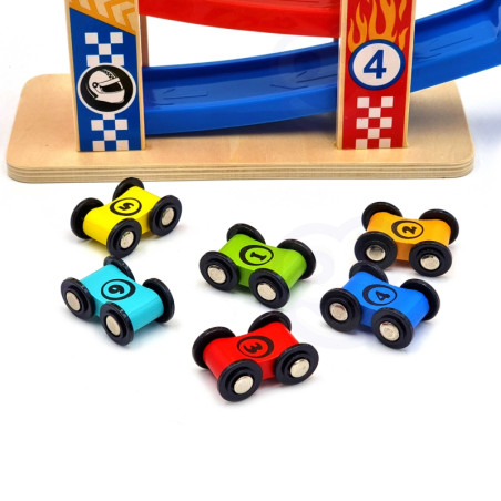 TOOKY TOY spalvingas skaidrių takelis automobiliams TOOKY TOY spalvingas skaidrių takelis automobiliams