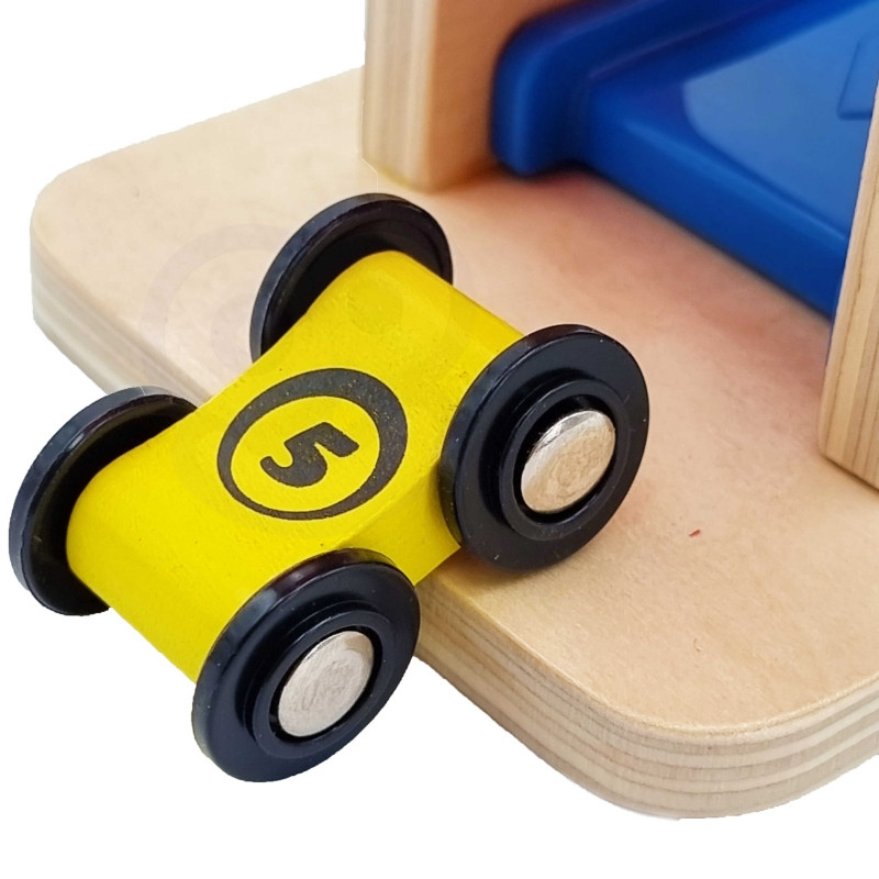 TOOKY TOY spalvingas skaidrių takelis automobiliams