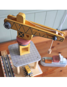 TOOKY TOY Набор деревянных портовых кранов 2