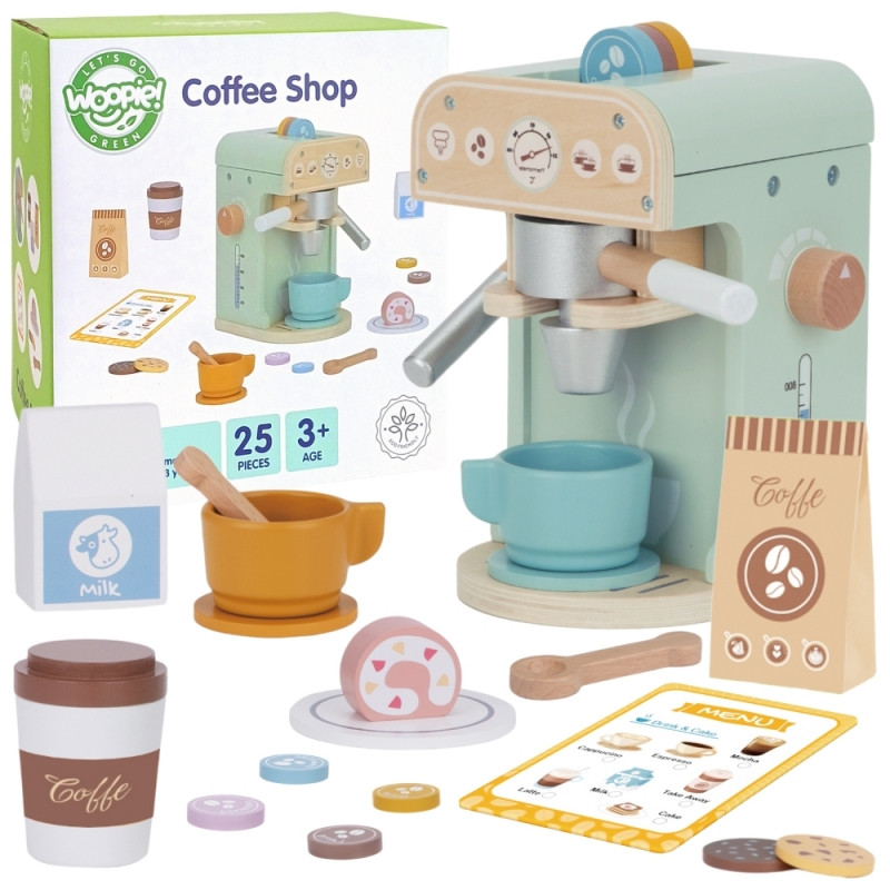 WOOPIE GREEN medinis kavos virimo aparatas Barista 25 vnt.
