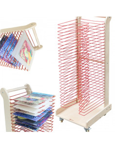 Сушильная стойка для художественных работ CLASSIC WORLD EDU - 30 уровней