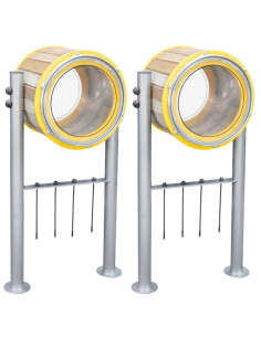 Набор ударных инструментов CLASSIC WORLD EDU XXL (2 предмета). Садовый ударный инструмент.