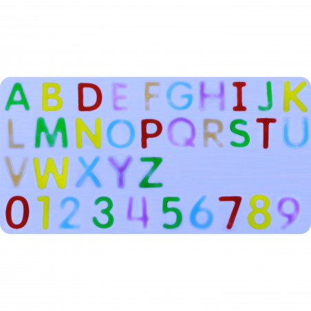 MASTERKIDZ Montessori abėcėlės raidžių ir skaičių rinkinys MASTERKIDZ Montessori abėcėlės raidžių ir skaičių rinkinys