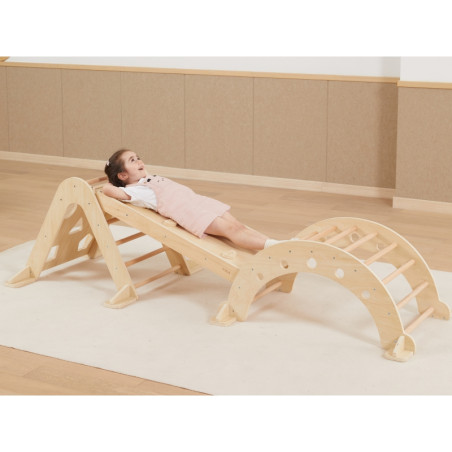 VIGA Wooden Montessori Natural Rocker