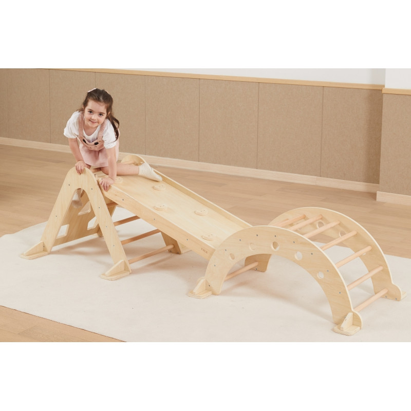 VIGA Wooden Montessori Natural Rocker